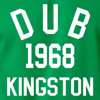 Футболка DUB 1968 KINGSTON, регги Боб Марли, ямайская музыка на футболке S-6XL