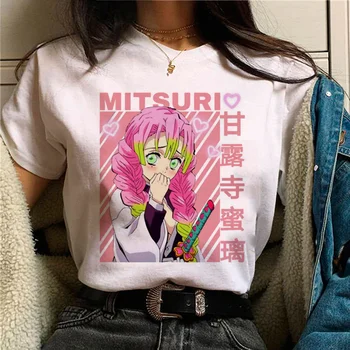 Футболки Mitsuri, женская уличная футболка harajuku с графическим рисунком, женская одежда harajuku с графическим рисунком