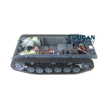 Шасси с пластиковыми гусеницами и колесами для 1/16 радиоуправляемого танка Heng Long German Panzer III L 3848 Игрушек в подарок