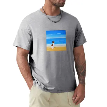 модная мужская футболка Wave Watcher, футболка с юмором, летние топы, футболки с аниме для мужчин, графические футболки