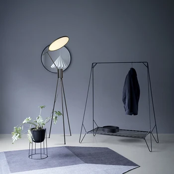 новейший светодиодный напольный светильник торшер в скандинавском стиле, отражающий свет, простое освещение, роскошный дизайн, освещение для гостиной